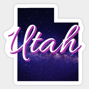 Galactic States - Utah T-Shirt Sticker